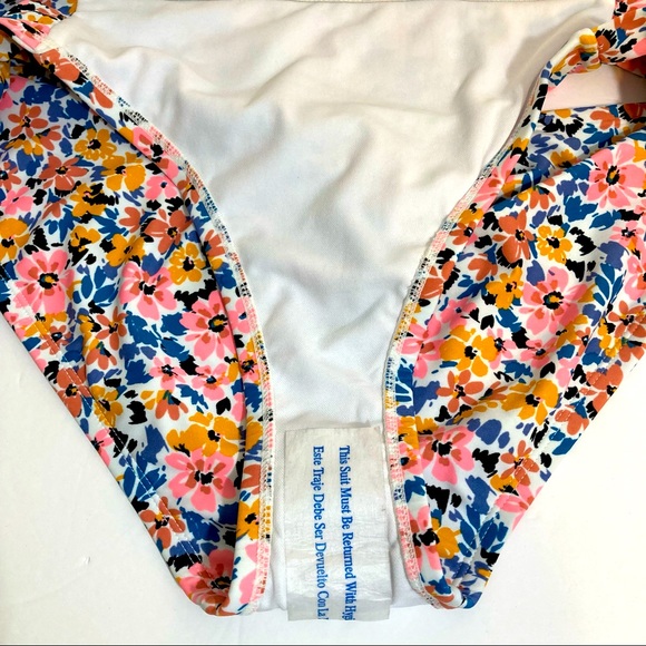 NWT XHILIRATION Plus Size 14W Floral Bikini Bottoms - Picture 4 of 8